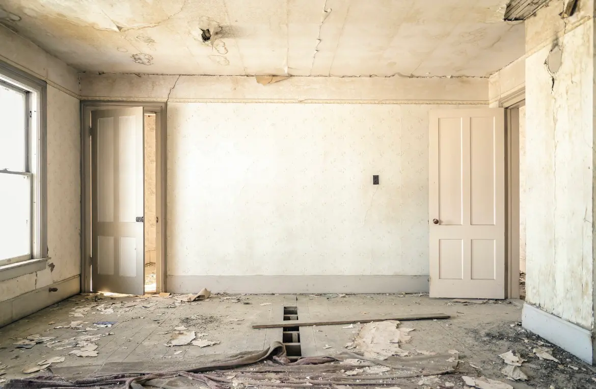 Waste disposal crew managing a cleanout project in Amherst